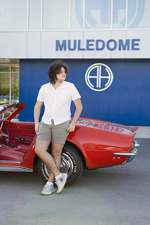 Alamo Heights HS senior at the Muledome
