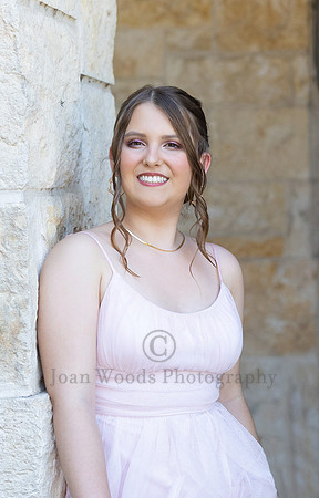 Randolph High School Senior portrait in Formal