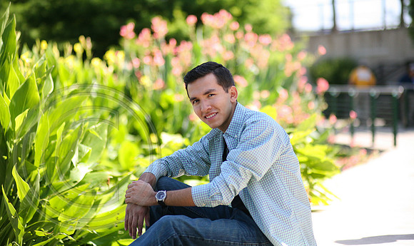 Casual outdoor portrait